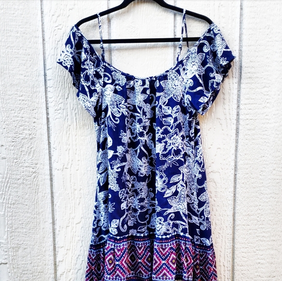 Band of Gypsies Cold Shoulder Bojo Dress Size Smal - Picture 2 of 4